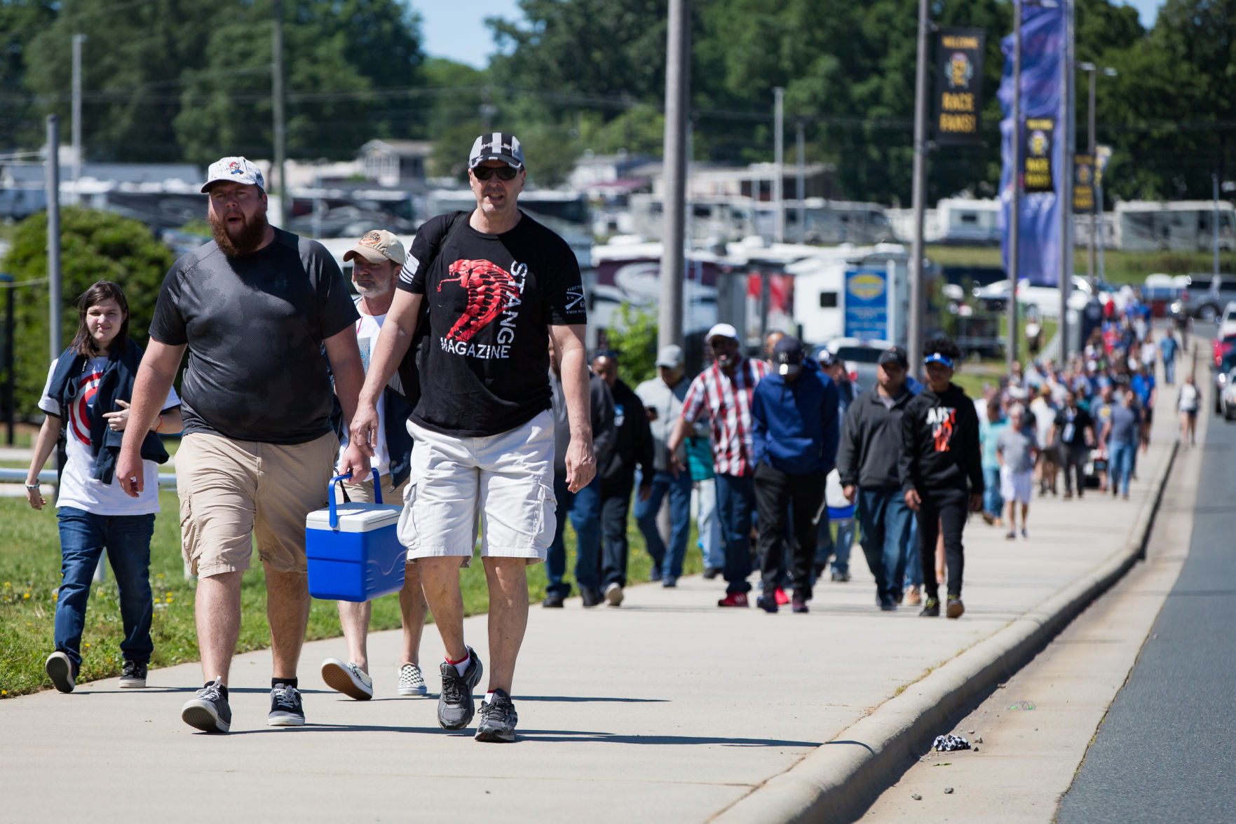 Saturday action at the NGK Spark Plugs NHRA 4-Wide Nationals.